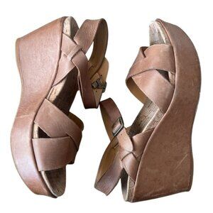 Kork-Ease Ava‎ 2.0 Wedge Platform Sandals Size 8